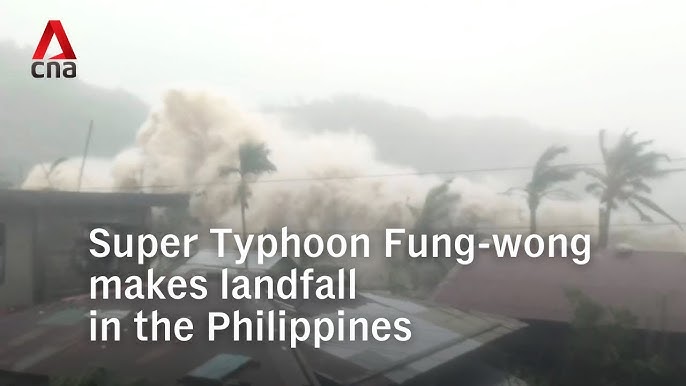 Super Typhoon Fung-Wong Makes Philippine Landfall