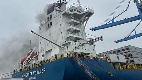 Engine Room Fire on Containership Injures Four at Port of Wilmington