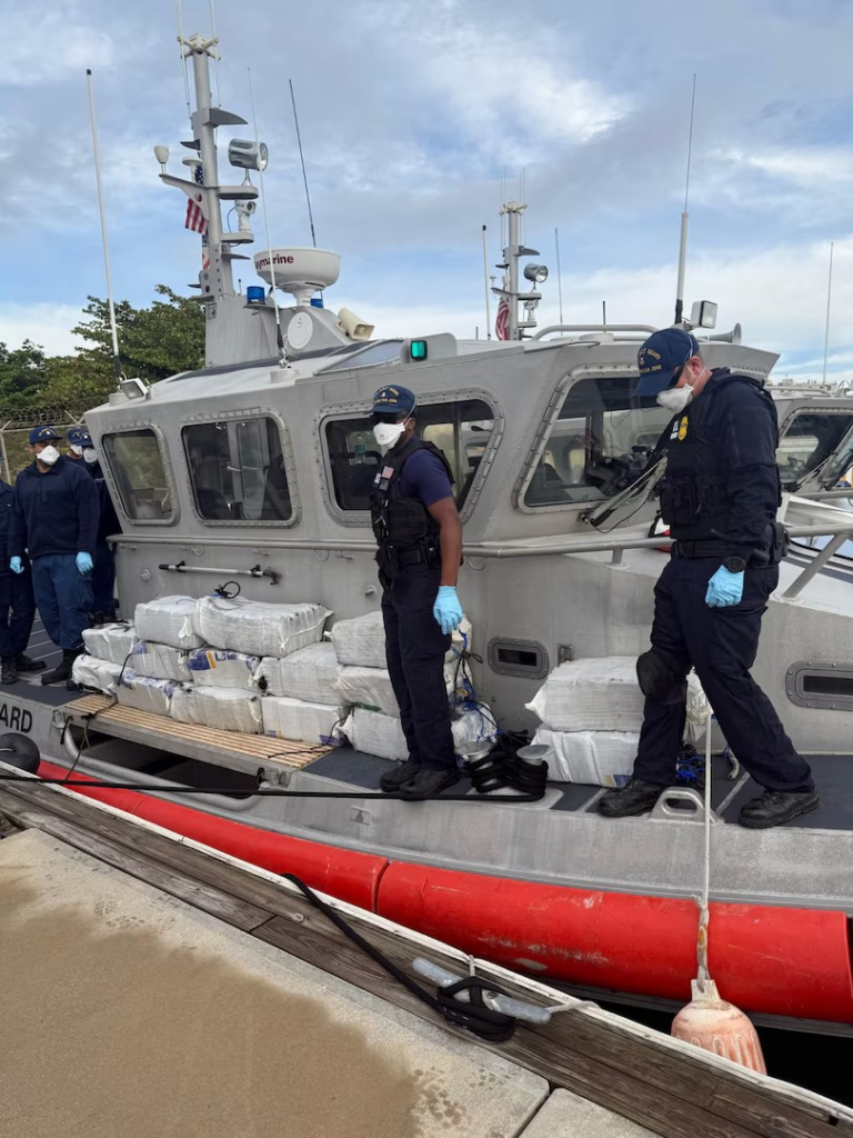 U.S. Coast Guard Seizes $7M in Cocaine from Drug-Smuggling Boat North of Puerto Rico