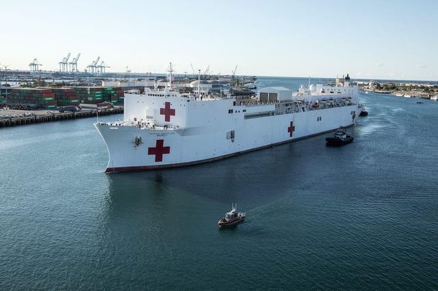 Trump’s Greenland Hospital Ship Arrives at West Coast Shipyard as Humanitarian Mission Narrative Fades
