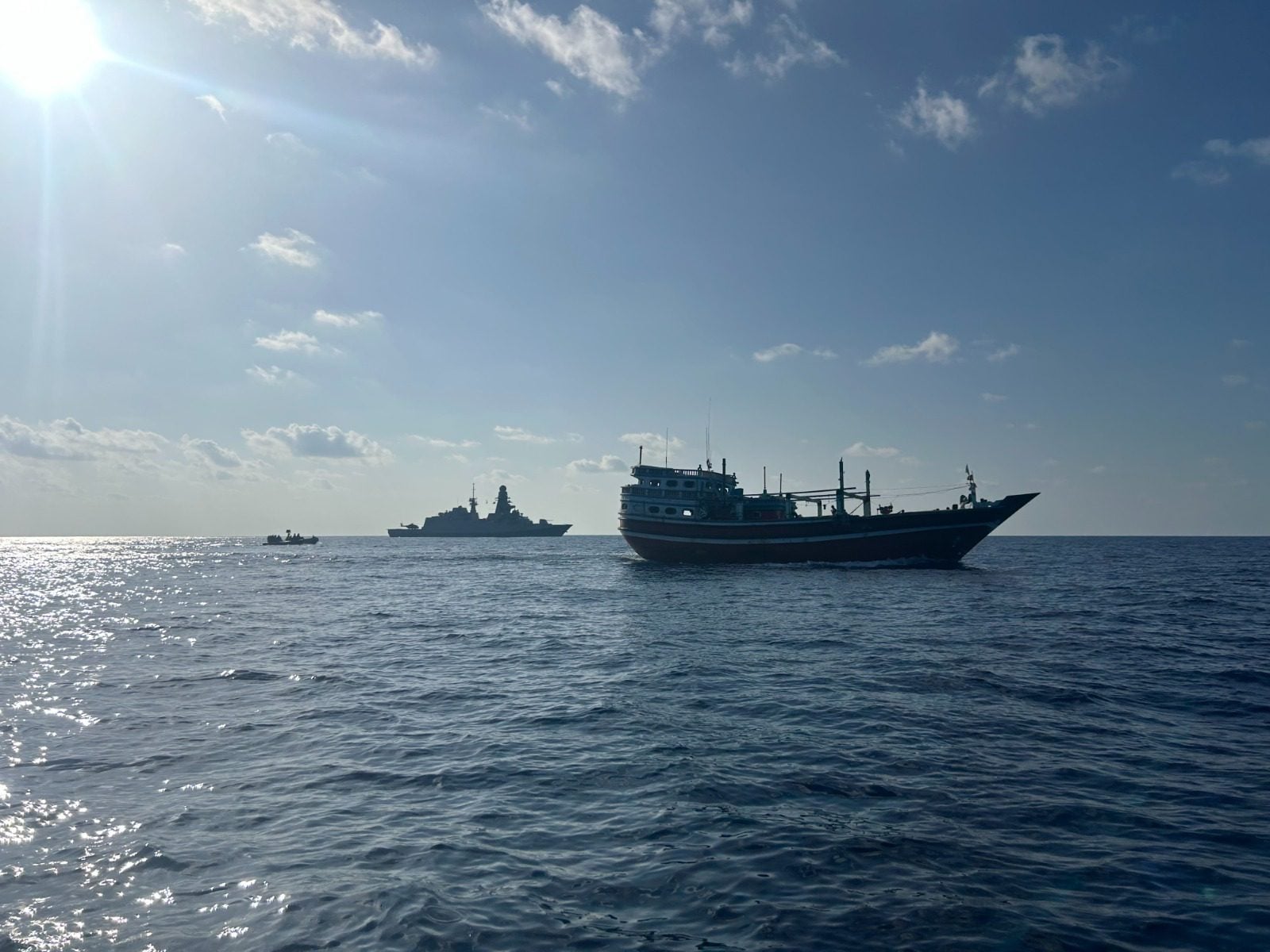 Pirates Abandon Hijacked Iranian Dhow After EU Naval Pressure Off Somalia photo