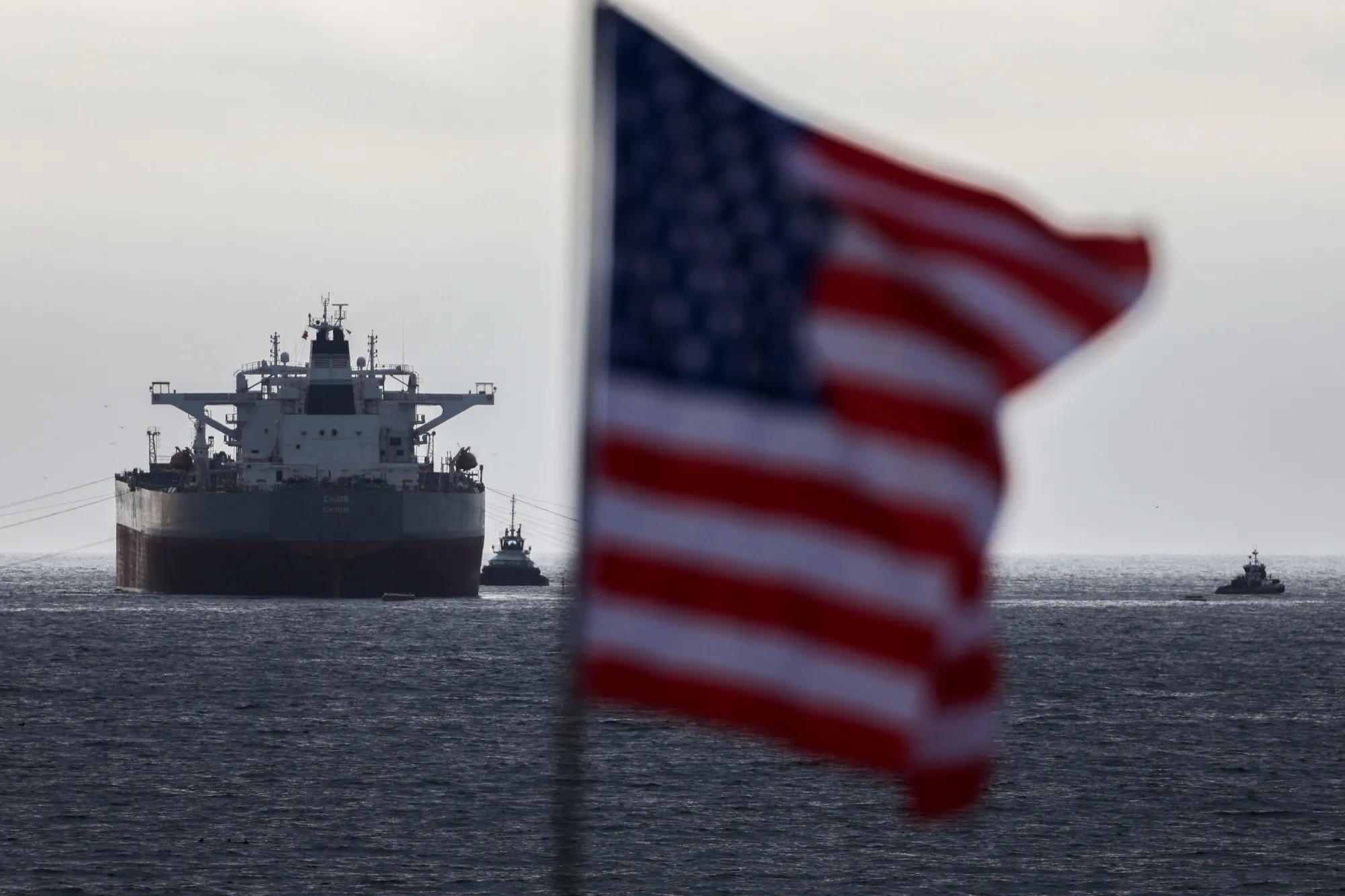 Trump Says US To Start Guiding Trapped Ships Through Hormuz photo