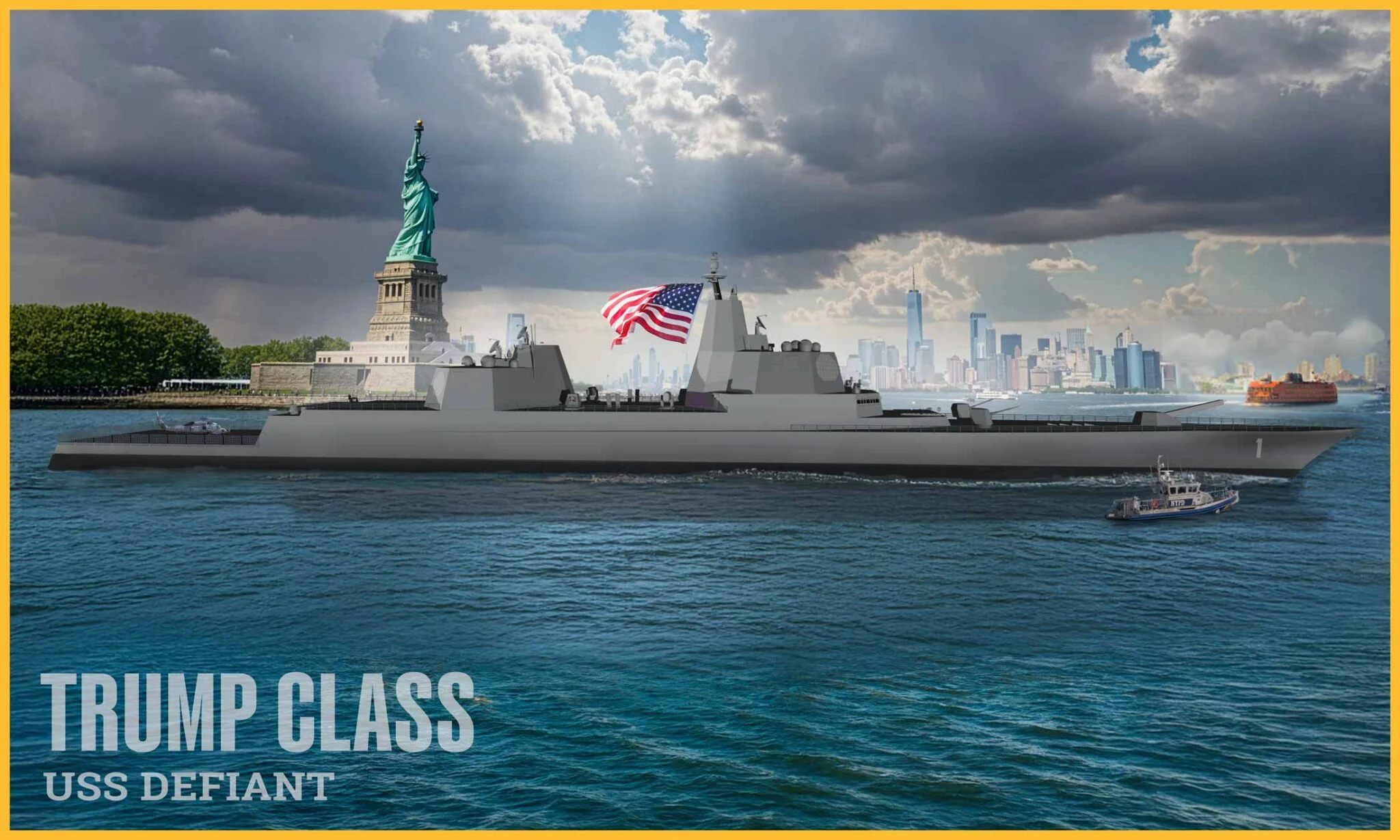 Details of Trump’s Nuclear Battleship Emerge in New Navy Shipbuilding Blueprint photo