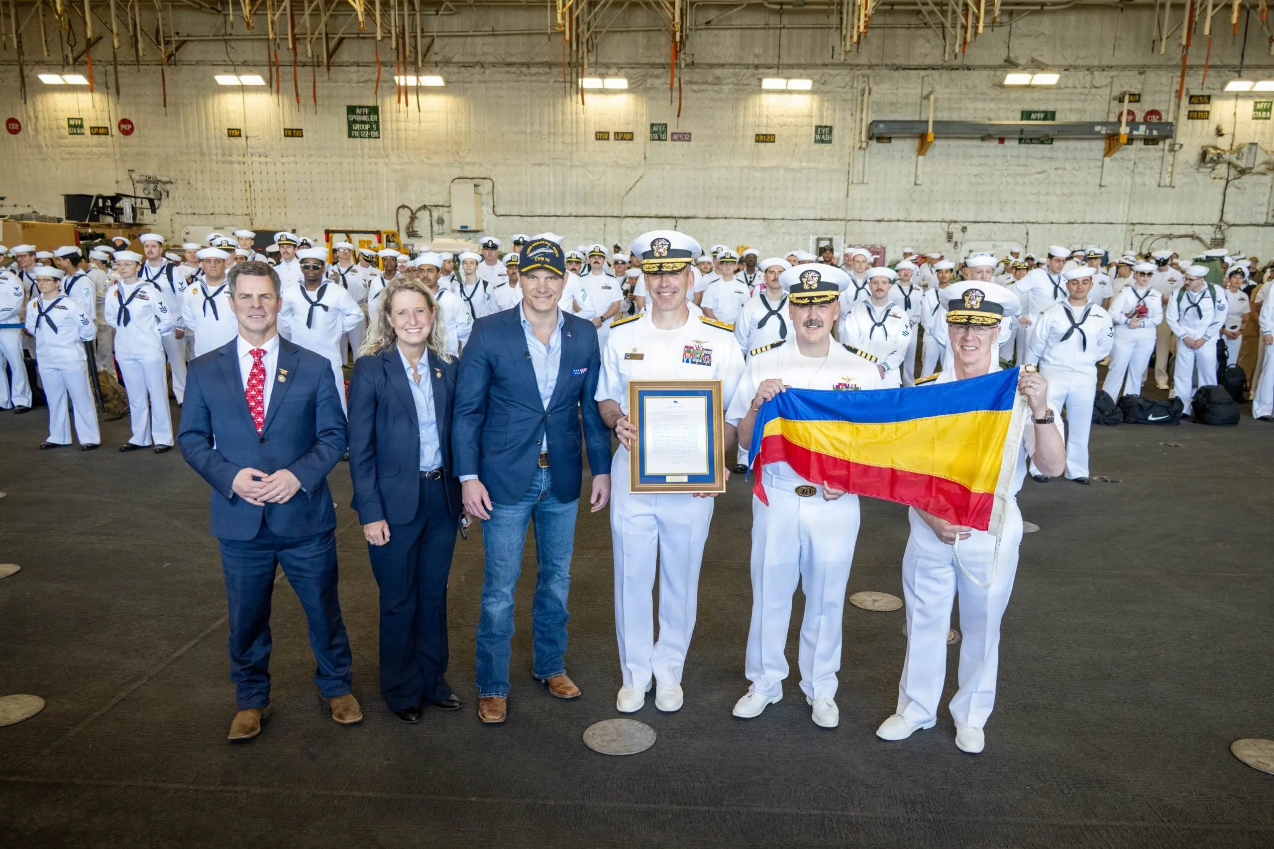 USS Ford Strike Group Earns Presidential Unit Citation After Historic Cruise