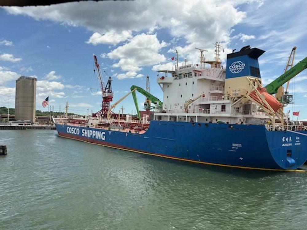 Chinese COSCO Tanker Delivers Asphalt to Connecticut Under Jones Act Waiver
