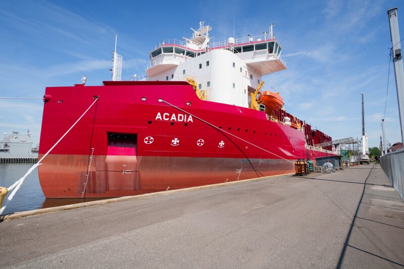 Great Lakes Takes Delivery of First U.S.-Flagged Jones Act Rock Installation Vessel photo