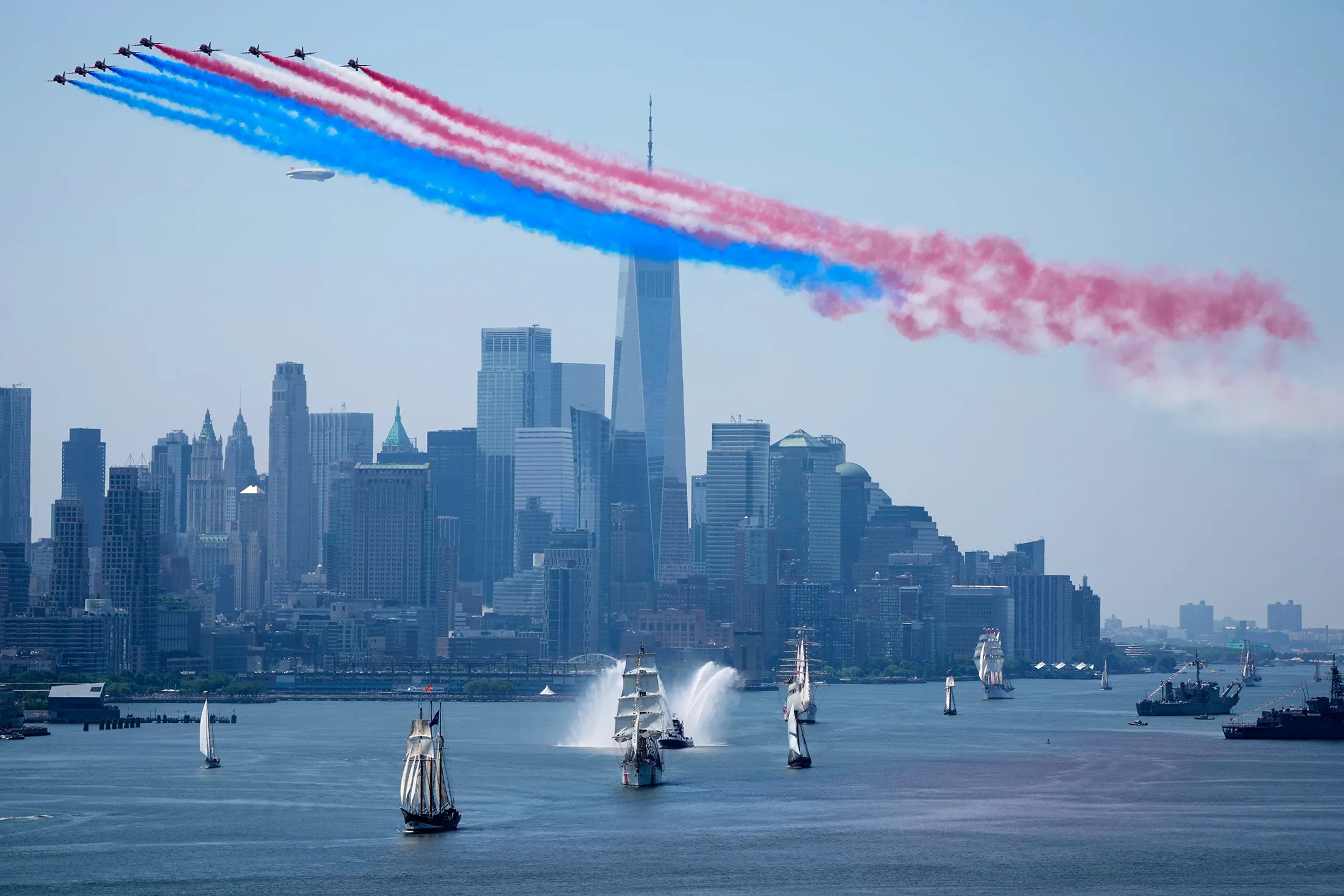NYC Gets A Parade Of Historic Military Ships To Mark America 250
