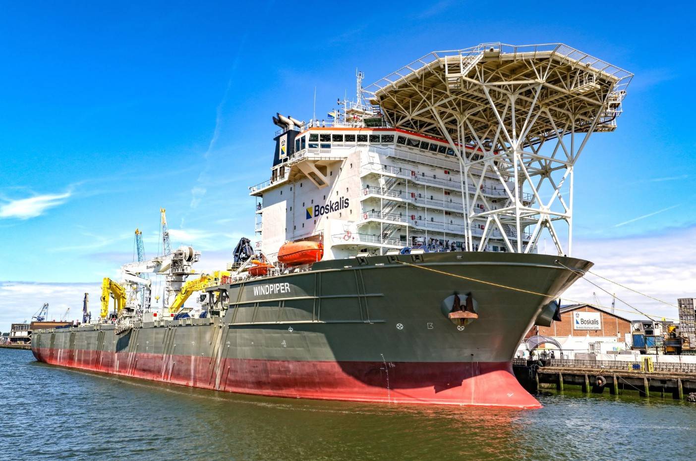 Boskalis Christens World’s Largest Subsea Rock Installation Vessel ‘Windpiper’ photo
