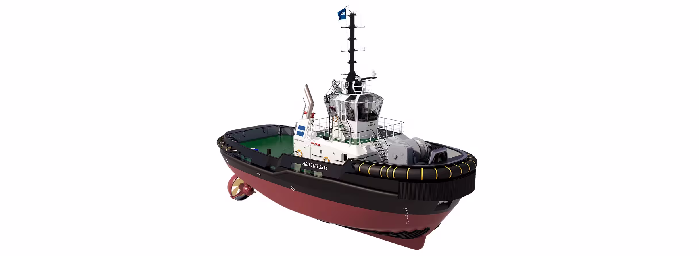 Damen signs contract with Aegean Tugs Shipping Company for ASD Tug 2811 delivery photo