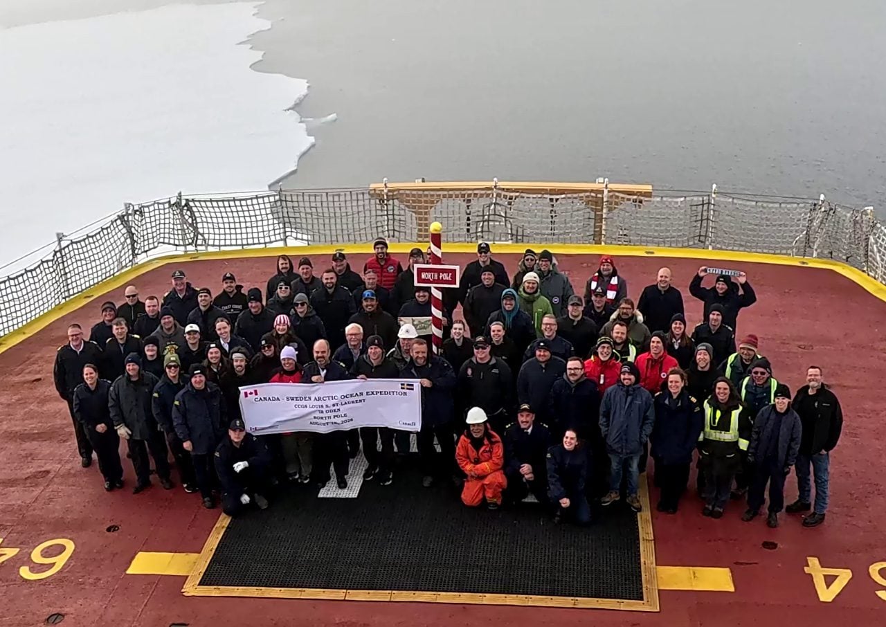 Canada’s Most Powerful Icebreaker Reaches North Pole photo