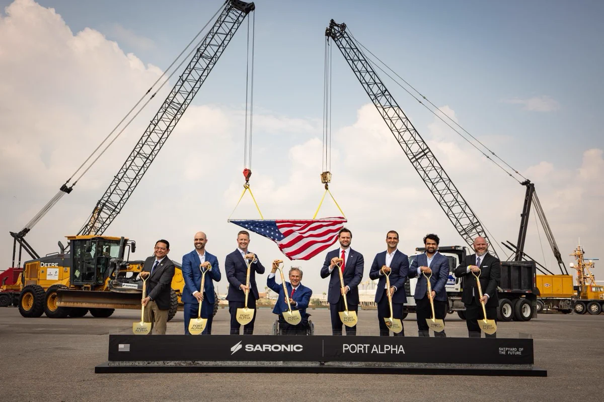 Saronic Starts Construction on $3 Billion Texas Shipyard