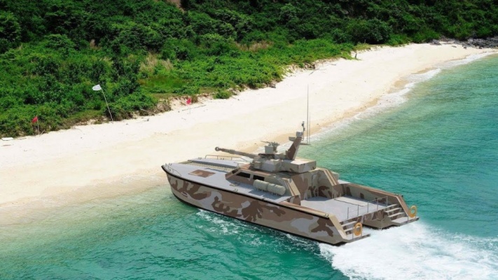 Indonesian Navy developed Antasena - a boat with tank capabilities