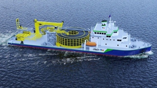 P&O Maritime Logistics Plans Conversion for Methanol-Ready Cable Layer