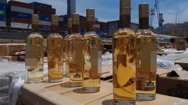 Mexican Navy Seizes 11,500 Tequila Bottles Filled With Liquid Meth