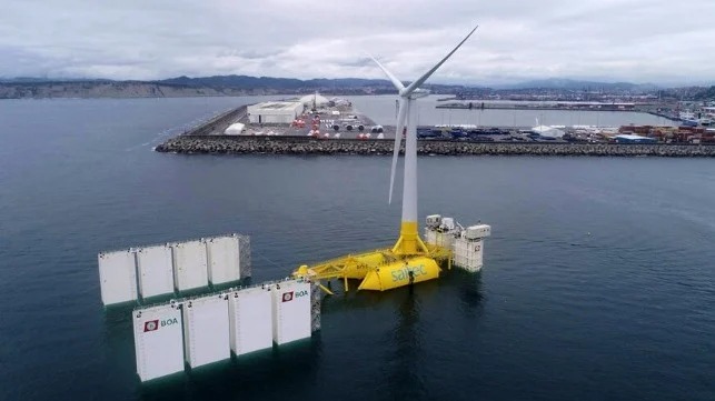 Floating Offshore Wind Turbine Launched in Spain for Pilot Project