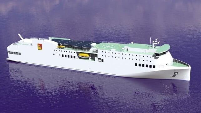 Fincantieri to Build LNG and Battery Powered Ferry in Sicily