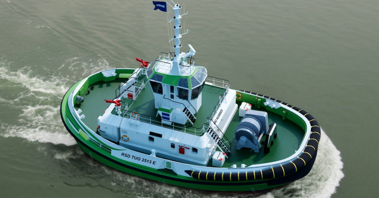 Innovative zero-emission tugs have started operating in the Netherlands