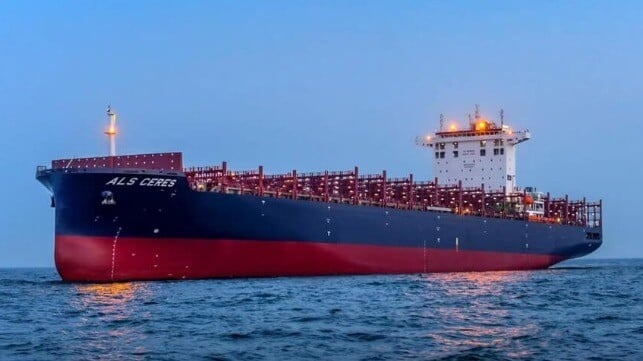 Ammonia-Ready Fleet is Growing as ABS-Classed Boxship Delivers