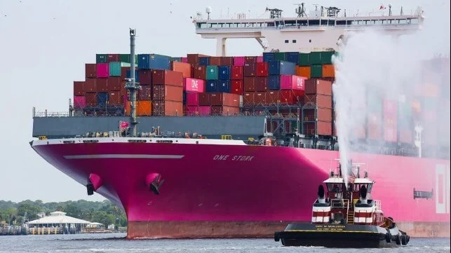 Largest Containership Docks at JAXPORT Marking Milestone in Expansion