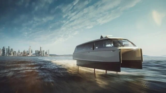 Stockholm is Set to Get an All-Electric Hydrofoiling Ferry