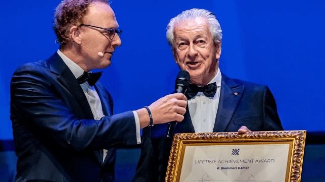 Kommer Damen Receives Lifetime Achievement Award