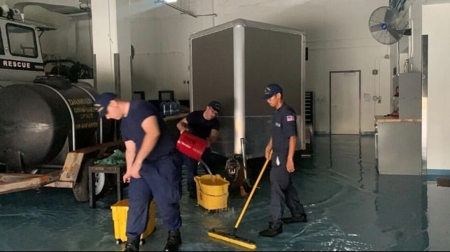 USCG Reports Wide Damage as Typhoon Hits Guam and Heads to Philippines