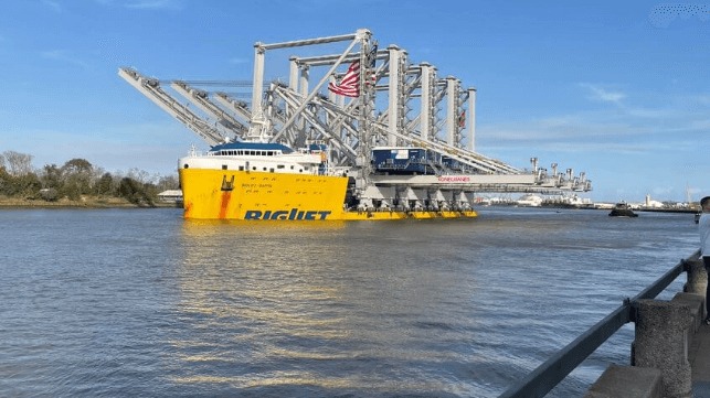 Port of Savannah Receives East Coast's Largest STS Cranes