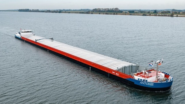 First Newbuild Inland Hydrogen Cargo Vessel Prepares to Enter Service