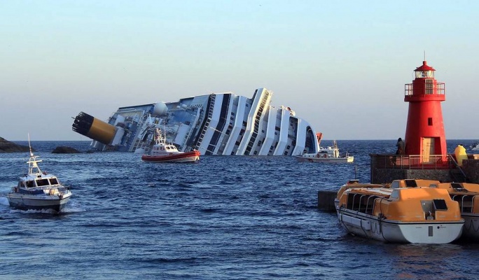 A ship capsized in Nigeria