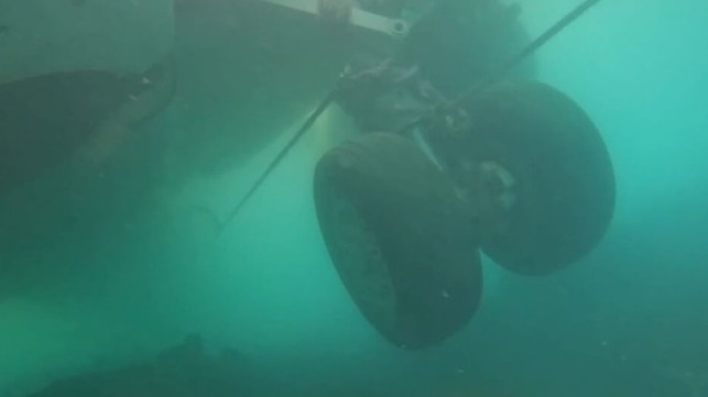 Navy Divers Show Details of Challenging Plane Salvage Project off Oahu