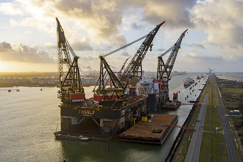 Largest shore power installation of Europe in Rotterdam