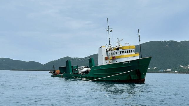 DonJon-SMIT Refloats Grounded Cargo Ship Bonnie G