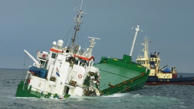 First Officer of Vessel Being Overtaken is Blamed for Collision