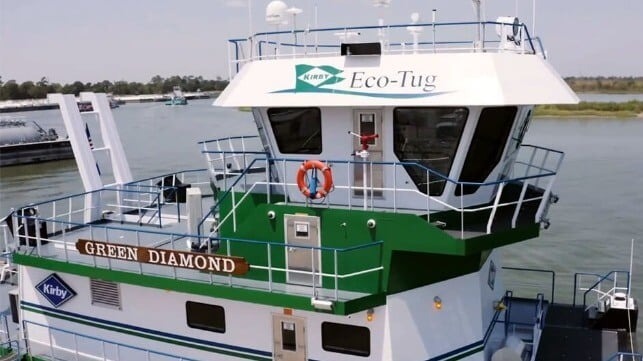 First US Plug-in Hybrid Electric Inland Towing Vessel Christened in Houston