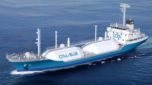 First CO2 Transport Ship for CCS Demonstrations Launched in Japan