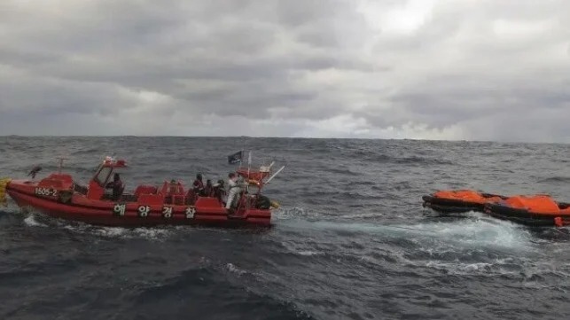 Chinese Cargo Ship Sinks in Storm with Rescue Operation Continuing