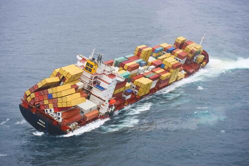  Cargo ship sank in the Aegean Sea