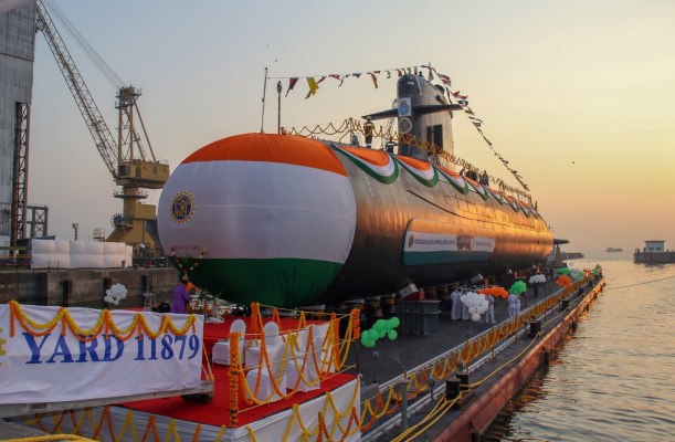The Indian Navy conducted the first sea trials of a new submarine