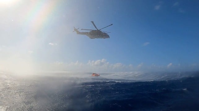 Round-the-World Yacht Race Crewmember Rescued in Long-Range Medevac