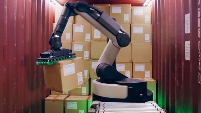 CMA CGM's Logistics Arm Deploys Container-Unpacking Robot