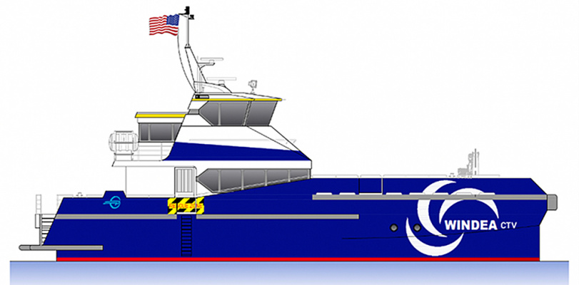 WINDEA CTV begins construction of three 30-meter hybrid CTVs