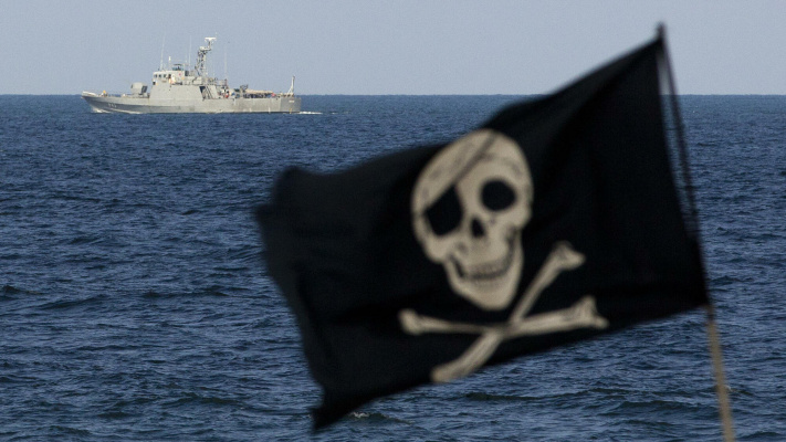 Danish military sank a pirate ship off the coast of Nigeria