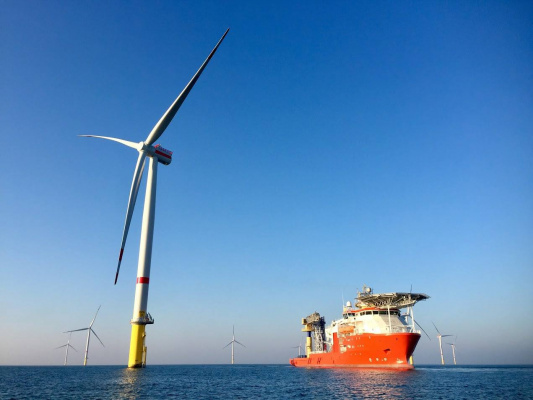Arctic trawler and wind farm installer
