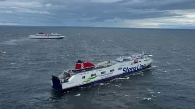 Stena Able to Restart Drifting Ferry After Truck Fire Aboard