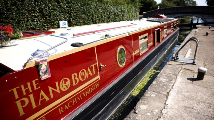 An unusual vessel is operating in London