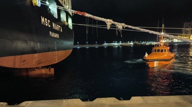 Stowaways Found Lying Atop Rudder of MSC Containership After 2,700 NM Trip