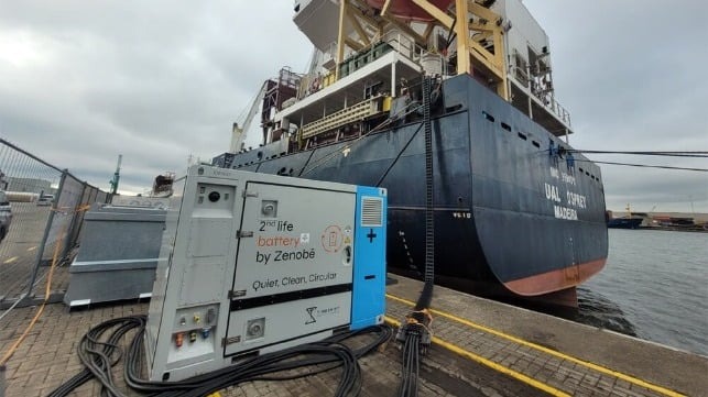 Unique Solution Explores Batteries to Provide Ships with Shore Power
