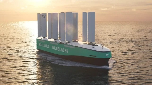 EU Funds Tests for Development of Wind-Powered Car Carrier