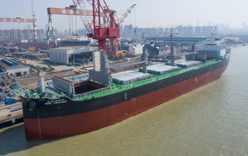 Kawasaki Heavy Industries, Ltd. поставила балкер BBG HEZHOU в Наньтонг COSCO KHI Ship Engineering Co.