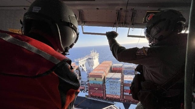 MSC Boxship Rescues 17-Year-Old Paddleboarder off Portugal